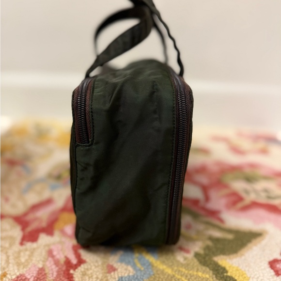PRADA Unisex Vanity Bag/Multi-Compartment Pouch Handbag Tessuto Nylon Green - Picture 4 of 16